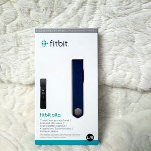 Fitbit Alta Classic Accessory Band Blue Unisex Large Authentic New in Box